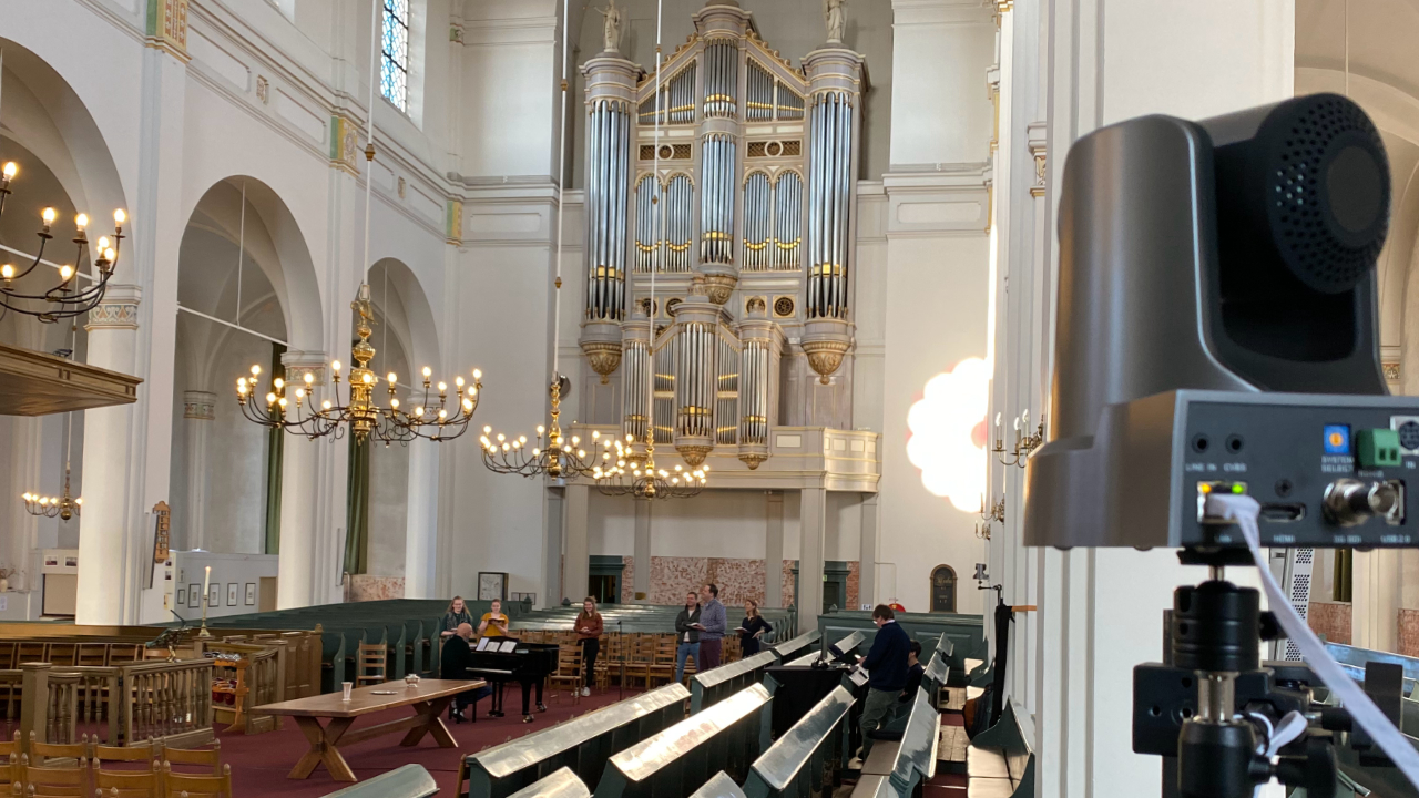 Online kerkdienst live streamen