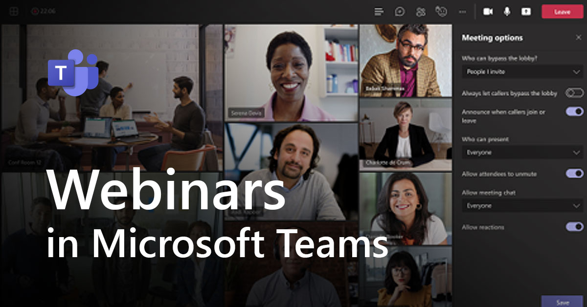 Featured image for “Een webinar organiseren met Microsoft Teams”